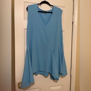 NWOT Free People Beach Blue Dress